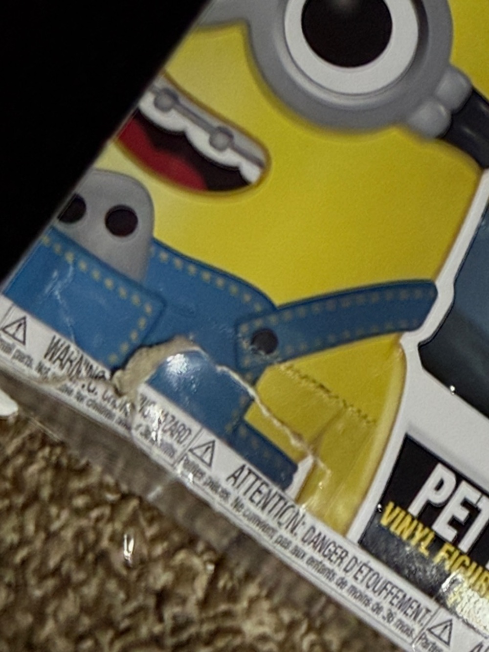 Funko Pop! Minions Pet Rock Otto Vinyl Figure - Yellow & Blue - Picture 8 of 9